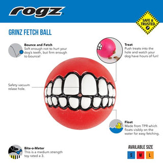 Rogz Grinz Medium Ball